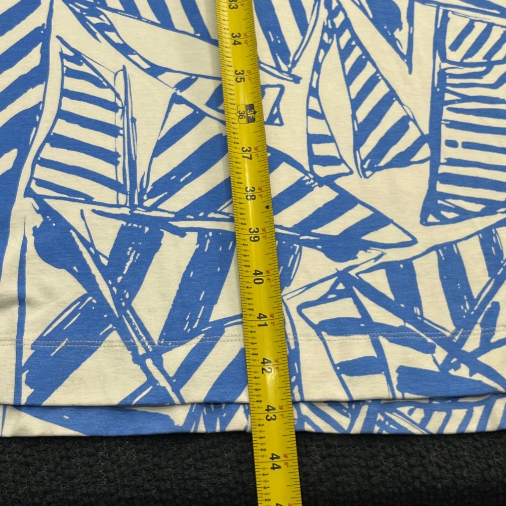 Lilly Pulitzer Nola Blue White Sailboat Maxi Skirt Small Yacht Sea Beach - Picture 6 of 6